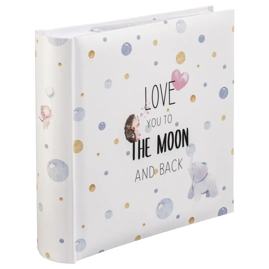 Hama hasta la Luna Album de Fotos - Capacidad para 200 Fotos 10x15cm - Insercion Lateral - Tapa Plastificada - 22.5x22cm - Multicolor 1