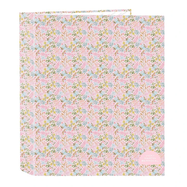Safta VMB Carpeta con 4 Anillas 40mm - Tapas Duras Forradas - Formato Folio - 270x60x330mm - Color Rosa 1