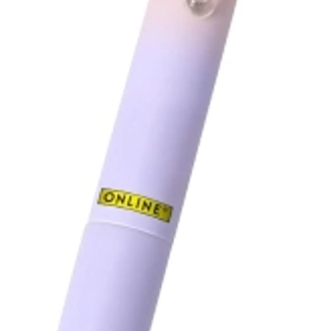 Online MagiXX Design Peach Blossom Boligrafo de Tinta Gel Borrable - Retractil - Trazo de 0.7mm - Cartucho Reemplazable - Tinta Azul - Uso Ambidiestro 1