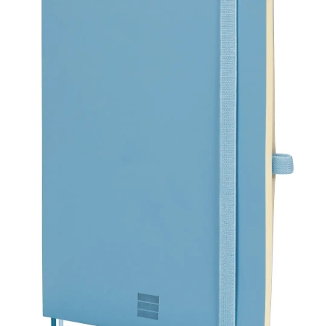Finocam Nexo Cuaderno de Tapa Blanda - 72 Hojas - Formato A5 - 148x210mm - Papel Crema de 80g/m2 - Liso - Bolsillo Interior - Cierre con Goma - Hojas  1