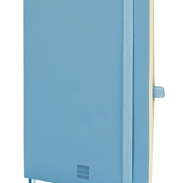 Finocam Nexo Cuaderno de Tapa Blanda - 72 Hojas - Formato A5 - 148x210mm - Papel Crema de 80g/m2 - Liso - Bolsillo Interior - Cierre con Goma - Hojas  1