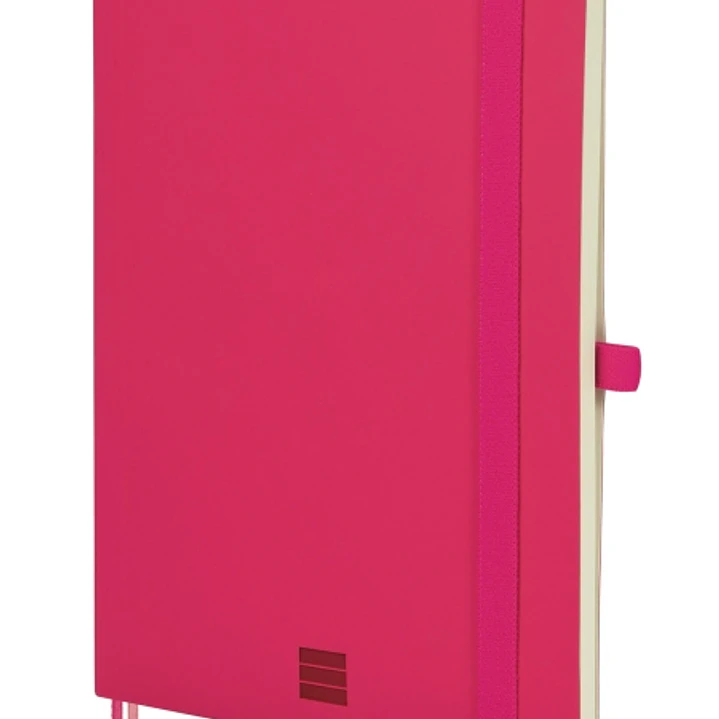 Finocam Nexo Cuaderno de Tapa Blanda - 72 Hojas - Formato A5 - 148x210mm - Papel Crema de 80g/m2 - Liso - Bolsillo Interior - Cierre con Goma - Hojas  1