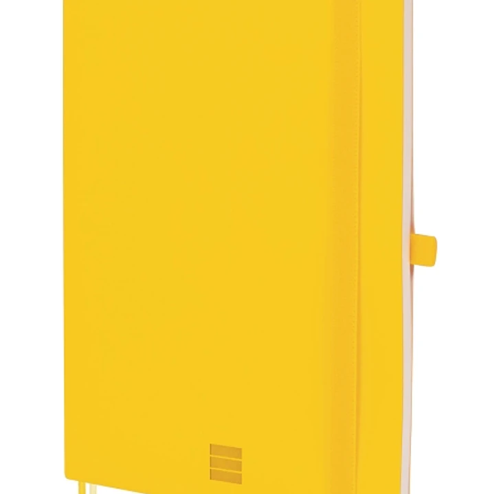 Finocam Nexo Cuaderno de Tapa Blanda - 72 Hojas - Formato A5 - 148x210mm - Papel Crema de 80g/m2 - Liso - Bolsillo Interior - Cierre con Goma - Hojas  1