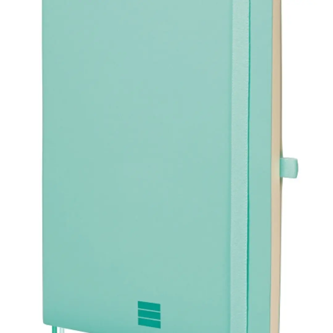 Finocam Nexo Cuaderno de Tapa Blanda - 72 Hojas - Formato A5 - 148x210mm - Papel Crema de 80g/m2 - Liso - Bolsillo Interior - Cierre con Goma - Hojas  1