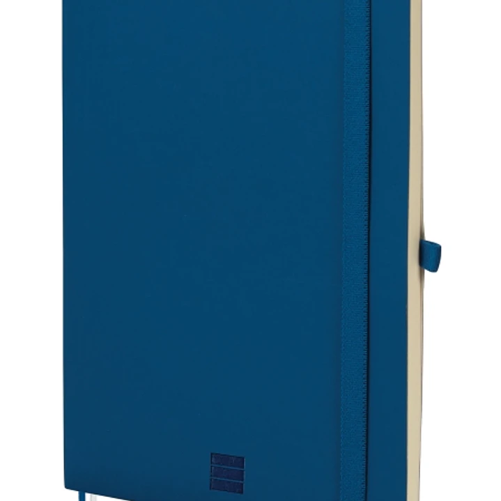 Finocam Nexo Cuaderno de Tapa Blanda - 72 Hojas - Formato A5 - 148x210mm - Papel Crema de 80g/m2 - Liso - Bolsillo Interior - Cierre con Goma - Hojas  1