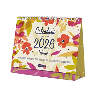 Finocam Talkual Calendario de Sobremesa - Anual 2026 - 210x70x170mm - Espacio para Escribir - Color Surtidos