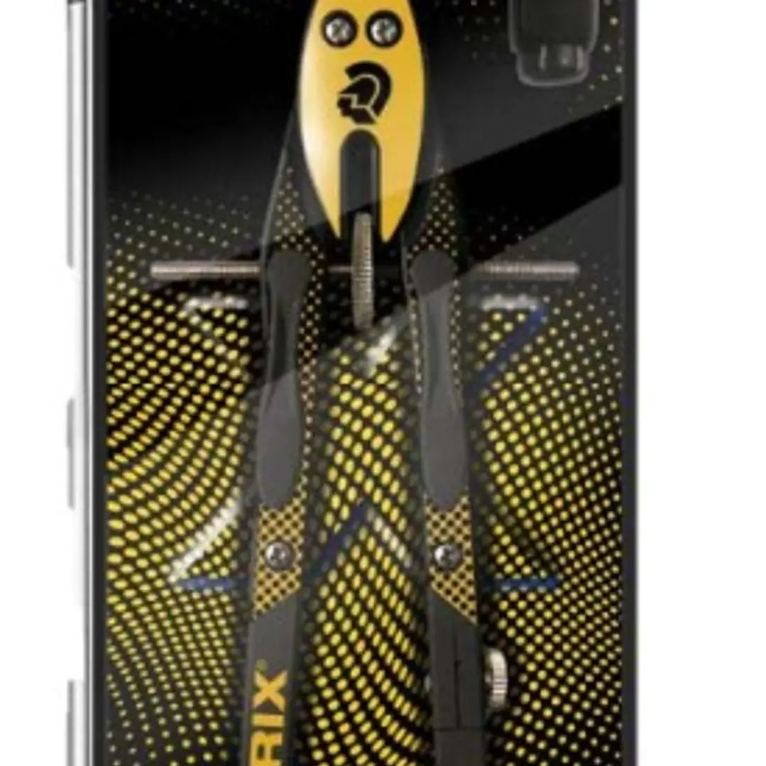 Staedtler Norix 555 Compas Metalico Escolar de Precision - Mecanismo Pulsador y Ajuste por Rueda Central - Color Amarillo/Negro 1