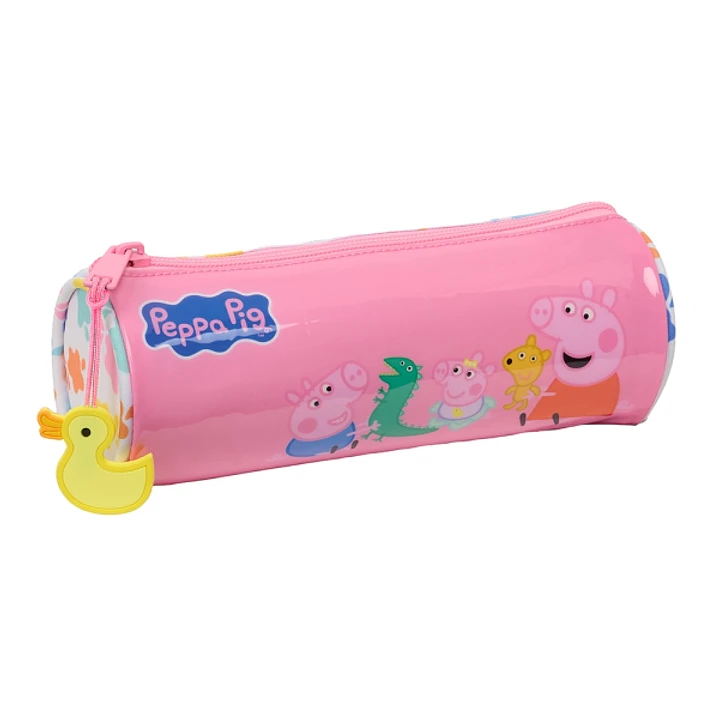 Safta Peppa Pig Baby Pig Portatodo - Tirador Facil de Abrir - 1L - 200x70x70mm - Color Rosa 1