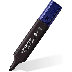 Staedtler Textsurfer Classic 364 Vintage Marcador Fluorescente - Punta Biselada - Trazo entre 1 - 5mm - Tinta con Base de Agua - Color Negro