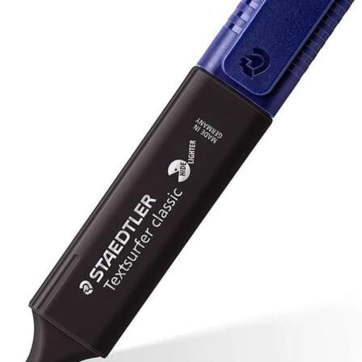 Staedtler Textsurfer Classic 364 Vintage Marcador Fluorescente - Punta Biselada - Trazo entre 1 - 5mm - Tinta con Base de Agua - Color Negro 1