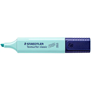 Staedtler Textsurfer Classic 364 Pastel Marcador Fluorescente - Punta Biselada - Trazo entre 1 - 5mm - Tinta con Base de Agua - Color Menta