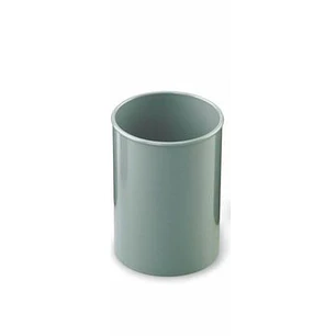 Faibo Cubilete Redondo 7.8x10cm - Fabricado en Poliestireno - 100% Reciclable - Color Gris