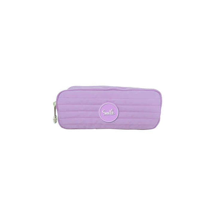 Dohe Serie Pastel Portatodo Doble - Cierre de Cremallera - Color Morado Pastel 1