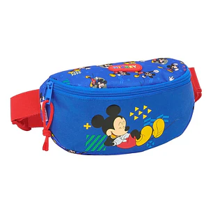 Safta Mickey Mouse Today Bolsa de Cintura - Cintas Ajustables - 2.90L - Material Resistente - 230x90x140mm - Color Azul