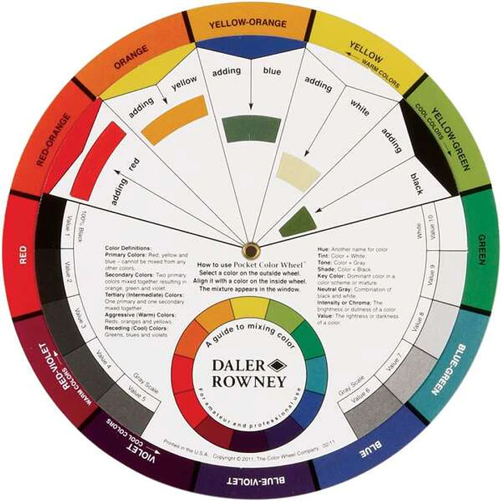 Daler Rowney Rueda de Color - Incluye Escala de Grises 1
