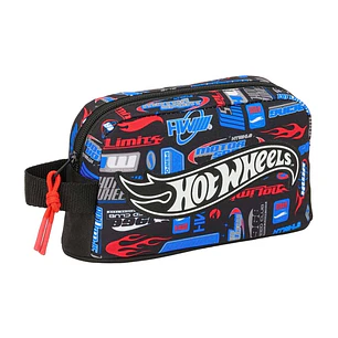 Safta Hot Wheels Portadesayunos Termico de 1.7L - Interior Forrado en Aluminio - 215x65x120mm - Color Azul