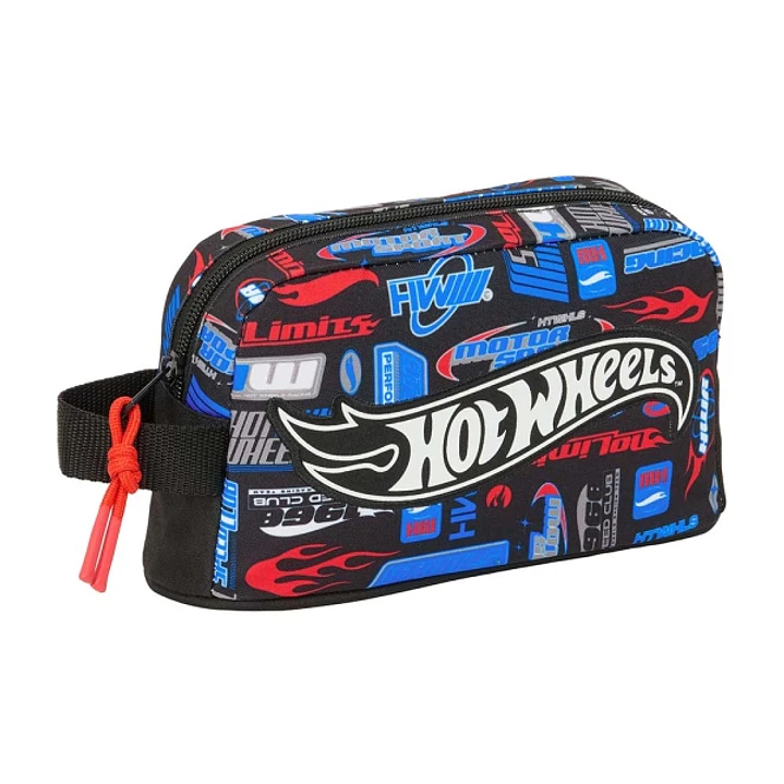 Safta Hot Wheels Portadesayunos Termico de 1.7L - Interior Forrado en Aluminio - 215x65x120mm - Color Azul 1