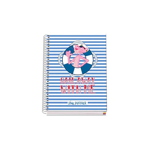 Dohe Cuaderno Espiral Tapa Dura A5 - 162x210mm - Cubierta Carton Forrado - Espiral Metalico Blanco - 100 Hojas Offset 90g Microperforadas - Cuadricula