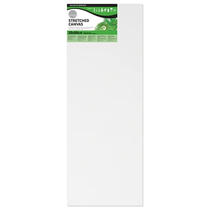 Daler Rowney Simply Bastidor Entelado - 30x80cm - Imprimacion Triple - Grano Medio - 100% Algodon sin Acido - 250g - Color Blanco