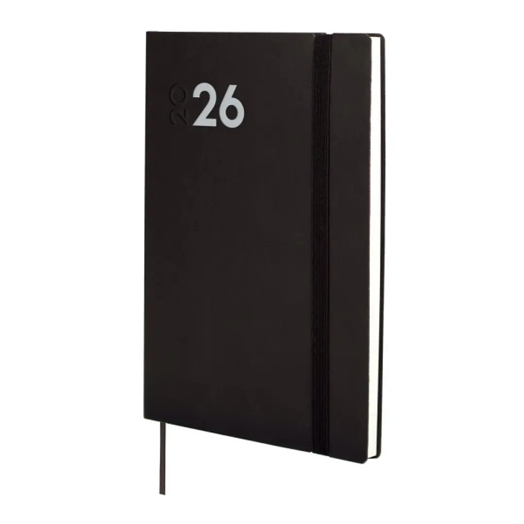 Finocam Dynamic Mara Agenda Profesional - Anual 2026 - Tapa Blanda - Cierre con Goma Elastica - Formato Y10 - 144x11x208mm - Semana Vista Horizontal - 1