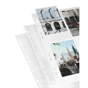 Hama Pack de 10 Fundas para Fotos A4 - Capacidad 8 Fotos 10x15cm - 314x237mm - Color Blanco
