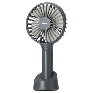 Hama Ventilador Portatil - Recargable - 3 Velocidades - Color Gris