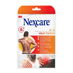 Nexcare Pack de 2 Parches Termicos - 9.5x13cm - Color Blanco