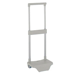 Safta Carro Portamochilas - Sujecion Universal - Material Resistente (Polipropileno) - Estructura de Acero Pintado - Ruedas de PVC Duraderas - 26x10x3