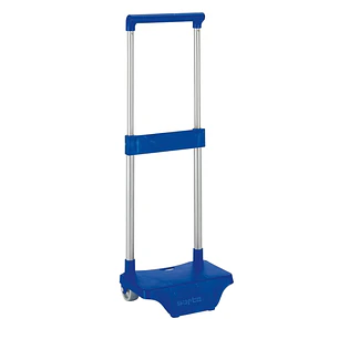 Safta Carro Portamochilas - Sujecion Universal - Material Resistente - Modelo Patentado - 26x10x34cm - Color Azul