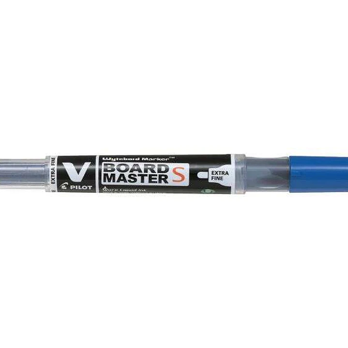 Pilot V-Board Master S Begreen Rotulador para Pizarra Blanca - Punta Redonda 3.5mm - Trazo 1.3mm - 80% Plastico Reciclado - Recargable - Color Azul 1