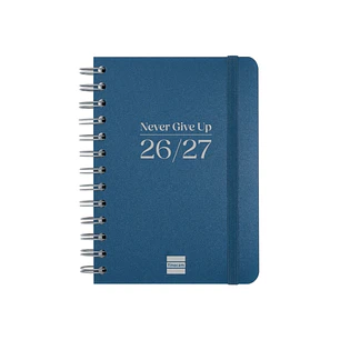 Finocam Cosmo Flex Agenda Escolar 26/27 en Catalan - Semana Vista Horizontal - Formato 8º - 120x169mm - Tapas de Polipropileno - Papel de 80g/m2 - Esp