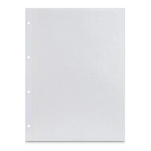 Hama Pack de 25 Cartulinas para Fotos - Perforado - Papel Intercalado - 233x310mm - Color Blanco