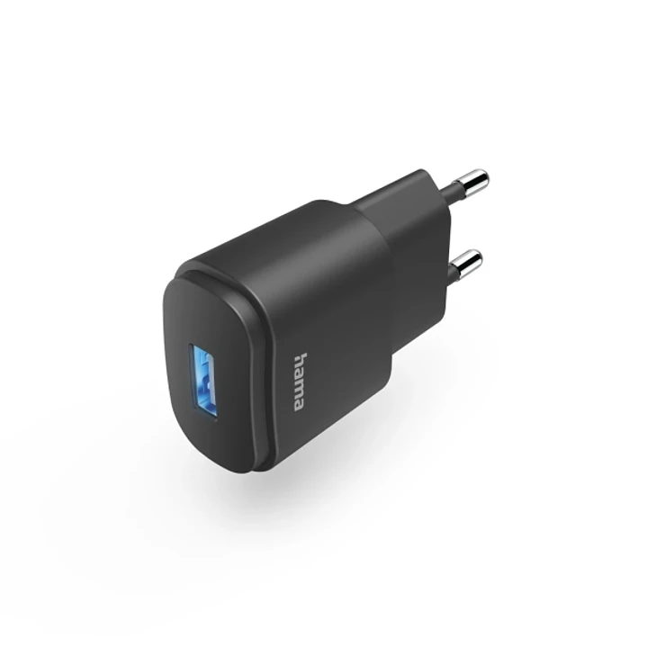Hama Cargador de Pared - Potencia 6W - Cable 3.7cm - Pantalla LED - Color Negro 1