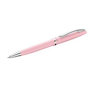 Pelikan Jazz Pastel Boligrafo con Mecanismo de Giro - Punta Mediana - Cuerpo Lacado - Recargable - Color Rosa Pastel