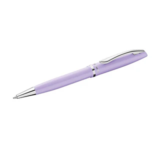 Pelikan Jazz Pastel Boligrafo con Mecanismo de Giro - Punta Mediana - Cuerpo Lacado - Recargable - Color Lavanda Pastel
