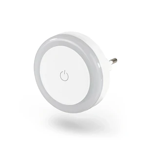 Hama Touch Luz LED Nocturna con Enchufe - IP20 - 6.4x6.4x6.3cm - Color Blanco