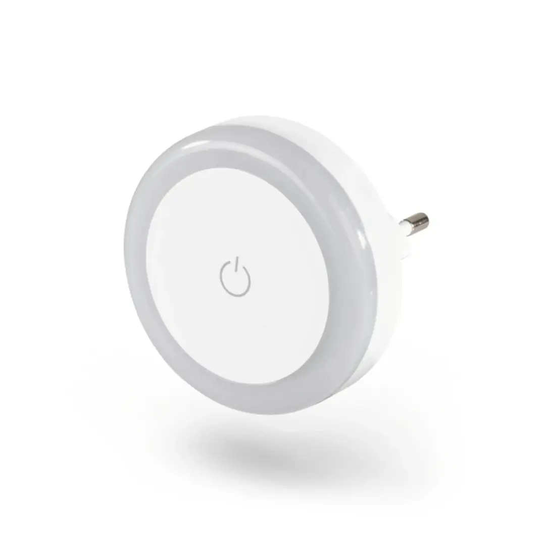 Hama Touch Luz LED Nocturna con Enchufe - IP20 - 6.4x6.4x6.3cm - Color Blanco 1