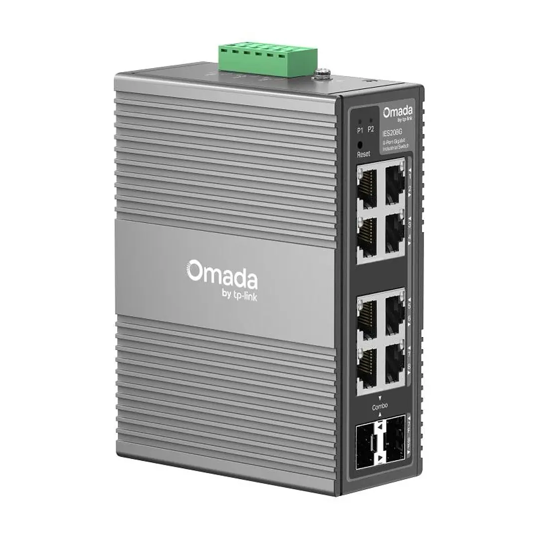 TP-Link IES208G Switch Industrial 6xG 1xSFP 2xCom 3