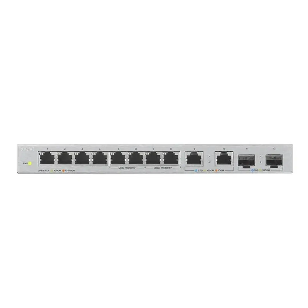Zyxel XGS1010-12 v2 Switch 8xGb 2x2.5G 2xSFP+ 2