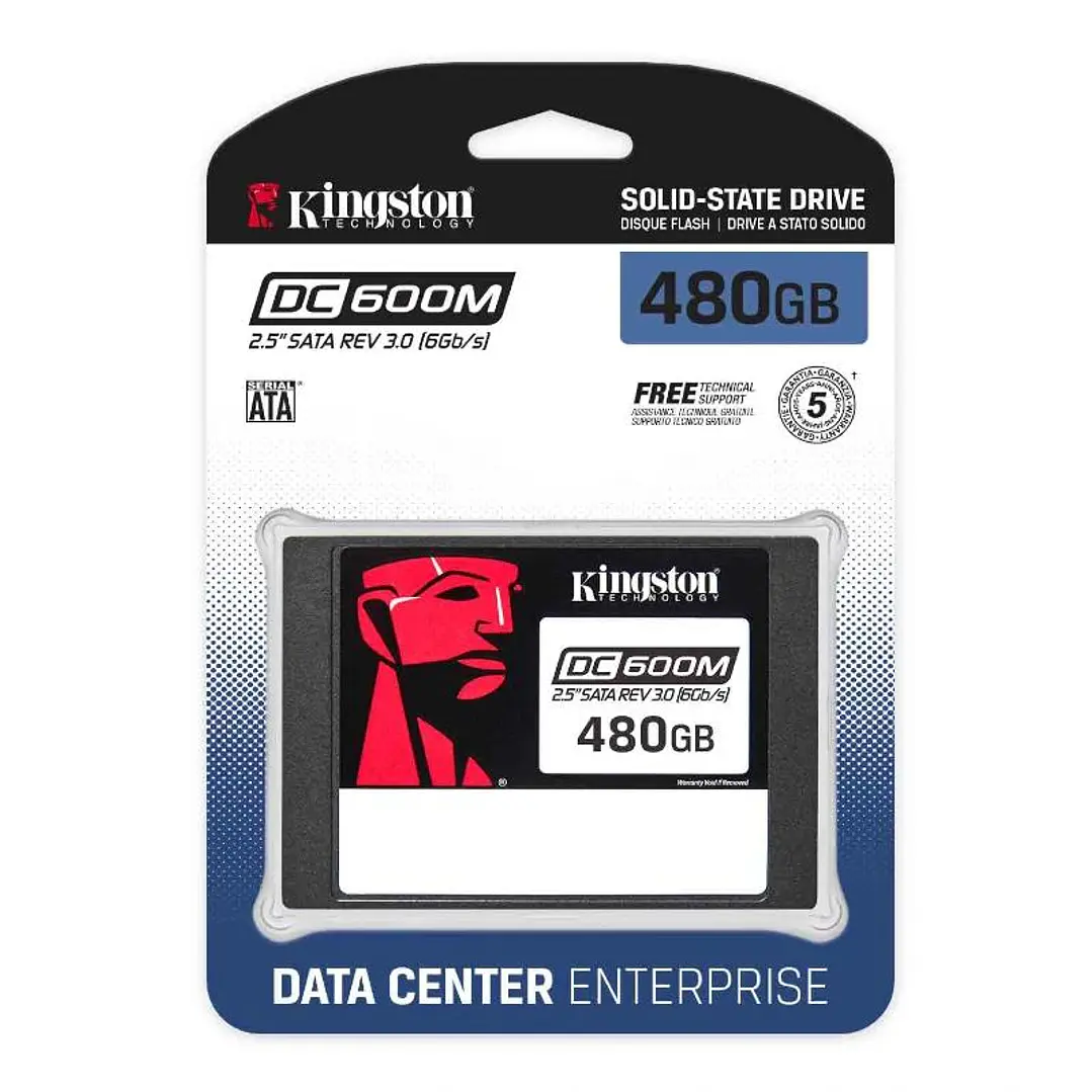 Kingston Data Center DC600M SSD 480GB 2.5