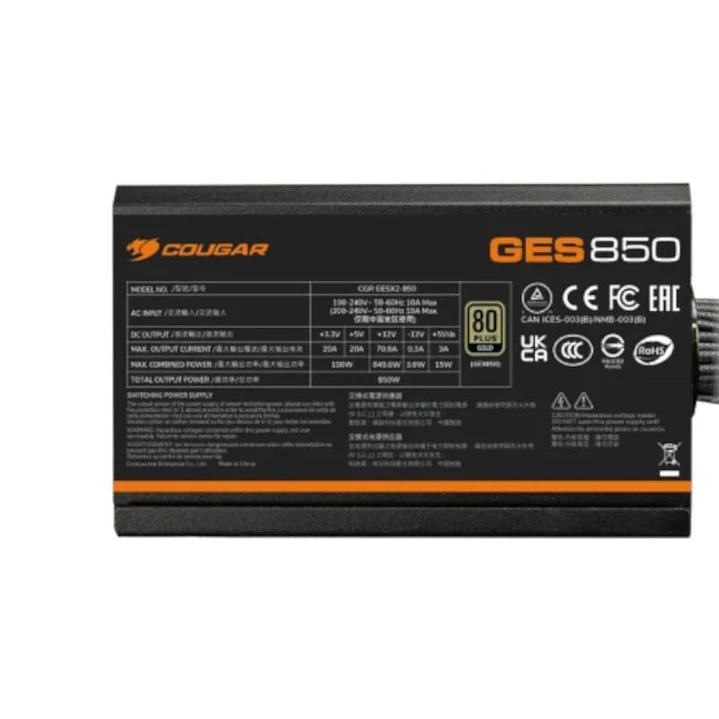 Cougar Fuente GES 850w 80+ Gold 4