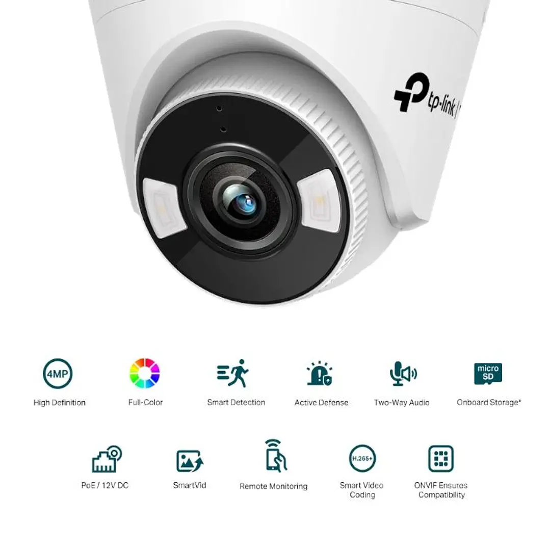 VIGI Cámara IP Turret C440 4MP Plástico Full-Color 2