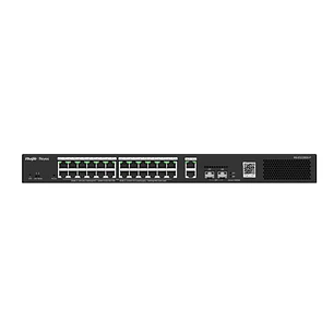 Reyee 28-Port Gigabit Smart POE Switch, 24 PoE/POE