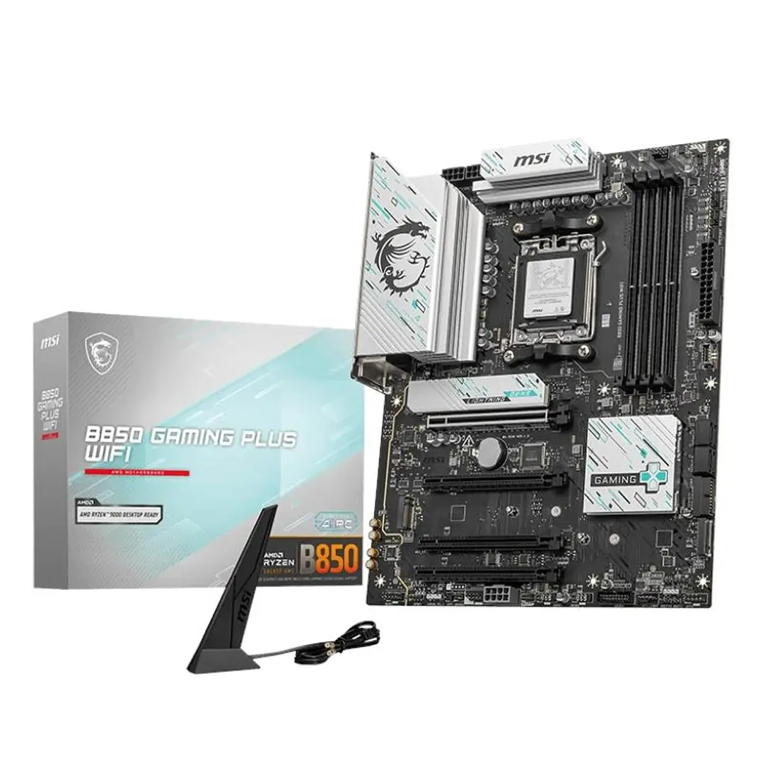 MSI Placa Base B850 GAMING PLUS WIFI DDR5 ATX AM5 1