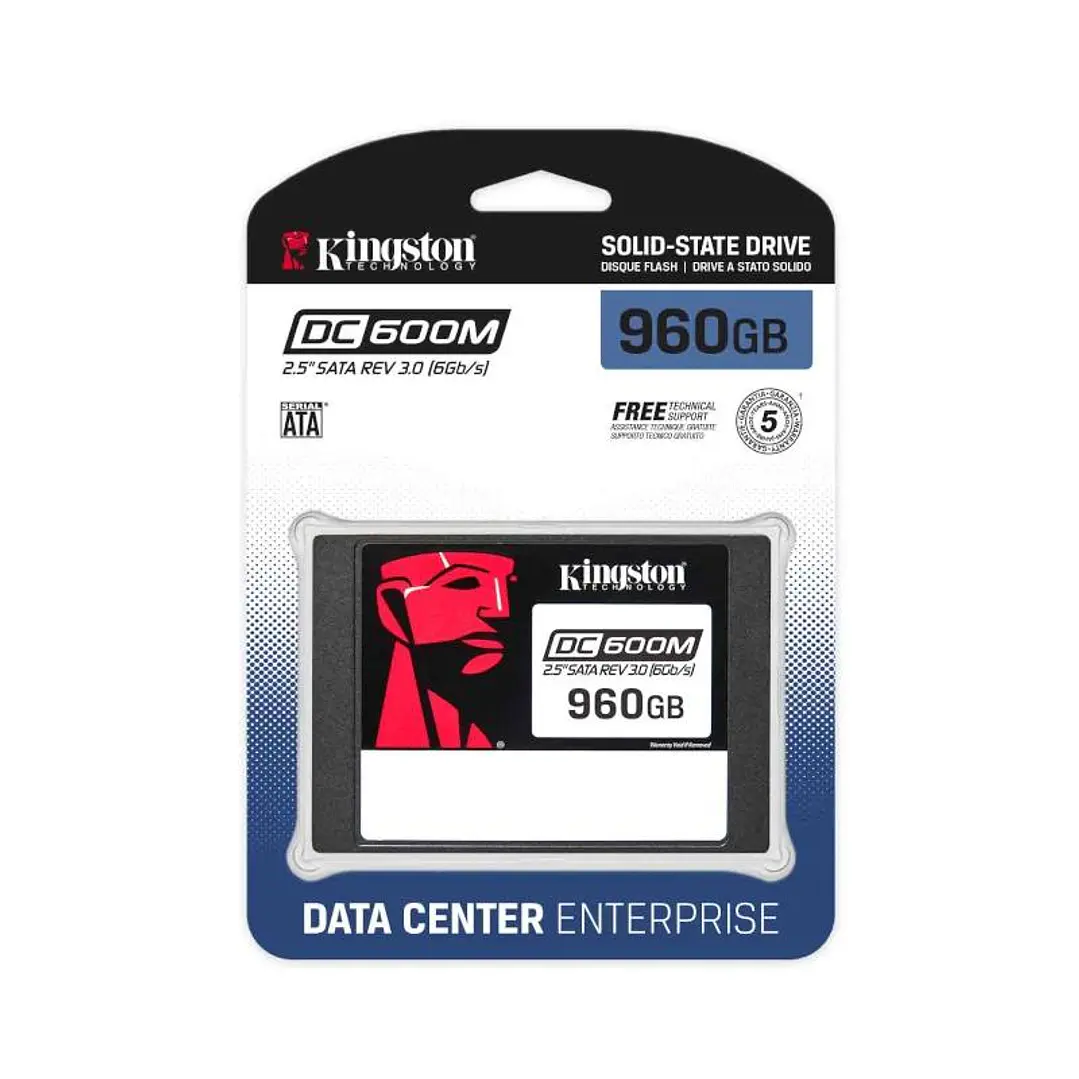 Kingston Data Center DC600M SSD 960GB 2.5