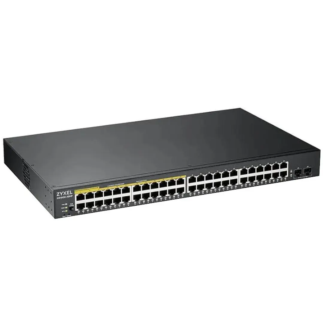 Zyxel GS1900-48HP v2 Switch 48xGbE L2 170W Rack 2