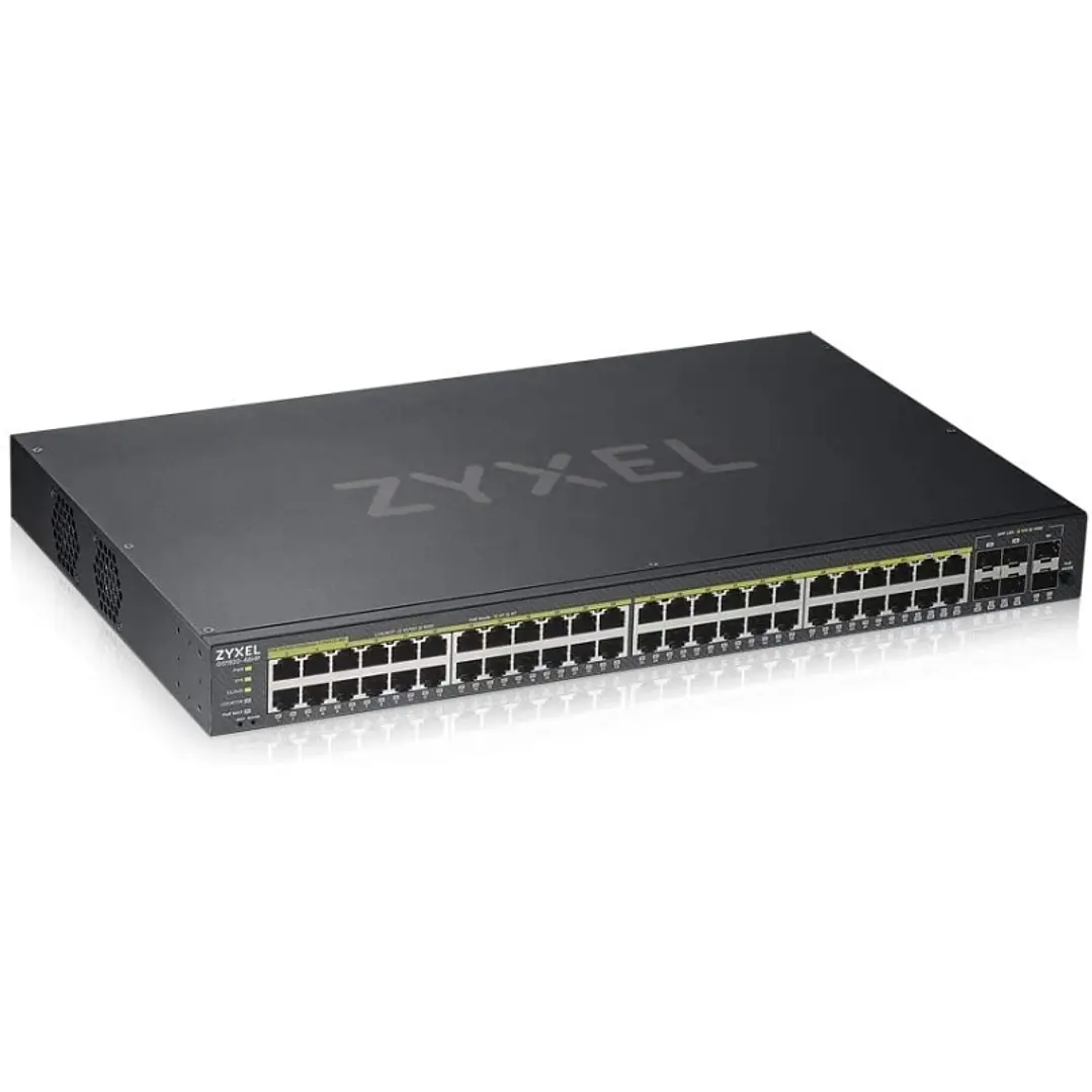 ZyXEL GS1920-48HPv2 Switch 44xGbE PoE 2xSFP 4xComb 1