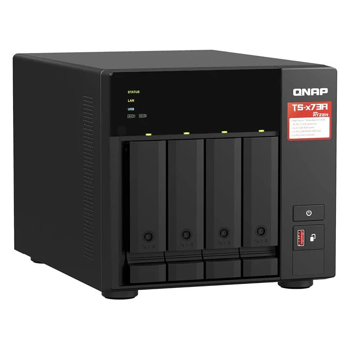 QNAP TS-473A-SW5T Bundle NAS 4XHDD-Bay + Switch 4