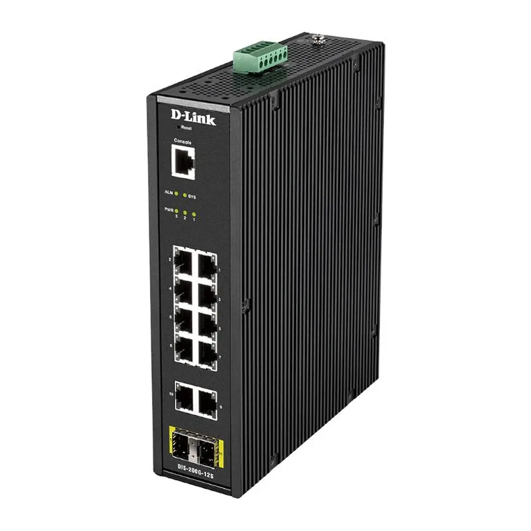 D-Link DIS-200G-12S Switch Industrial 10xGb 2xSFP 2