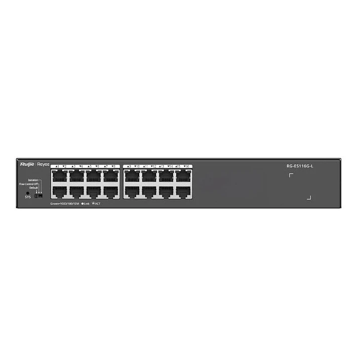 Reyee 16-Port Gigabit unmanaged Switch, 16 Gigabit 1